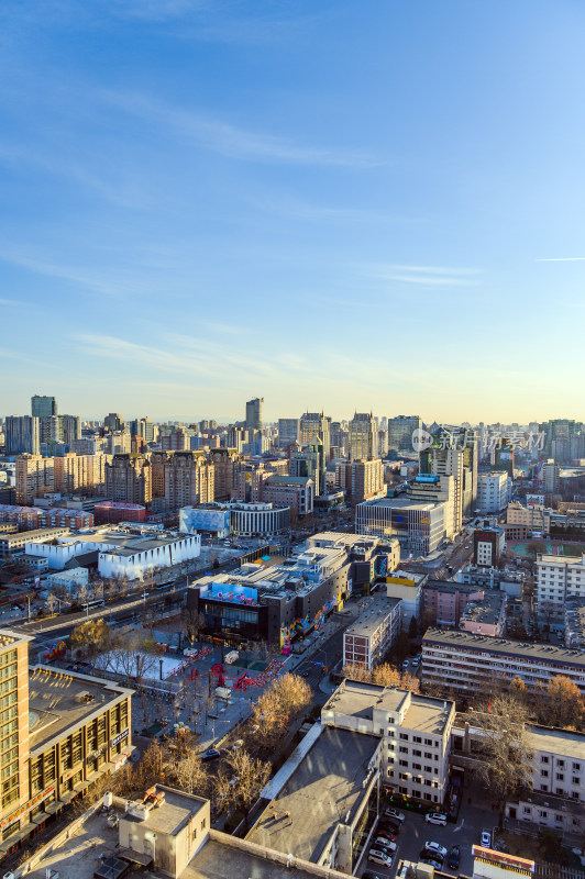 中国北京朝阳区城市建筑群