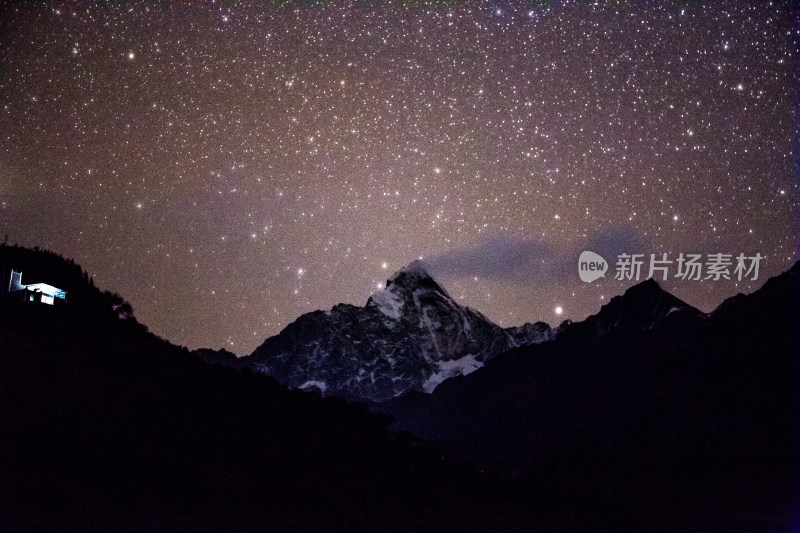 四川四姑娘山星空