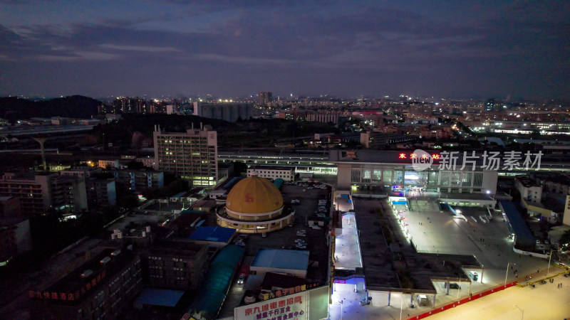 广东东莞城市建设城市大景航拍图