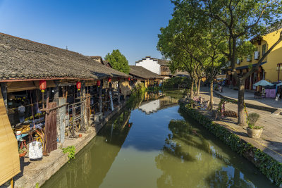 绍兴安昌古镇江南水乡风景