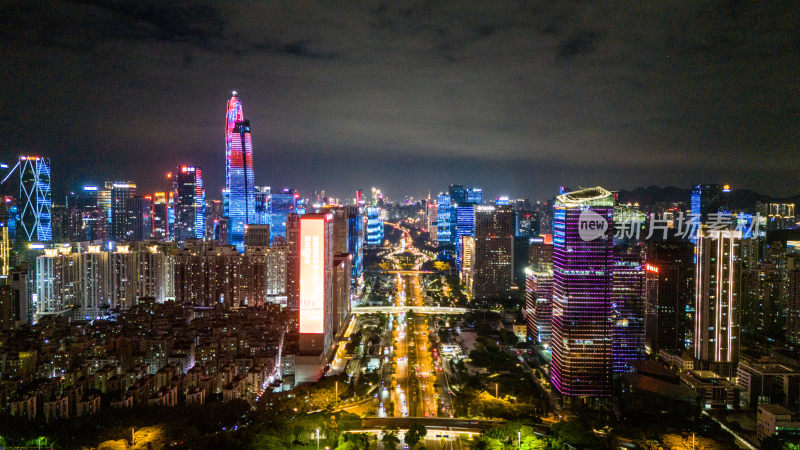 深圳福田中心区夜景