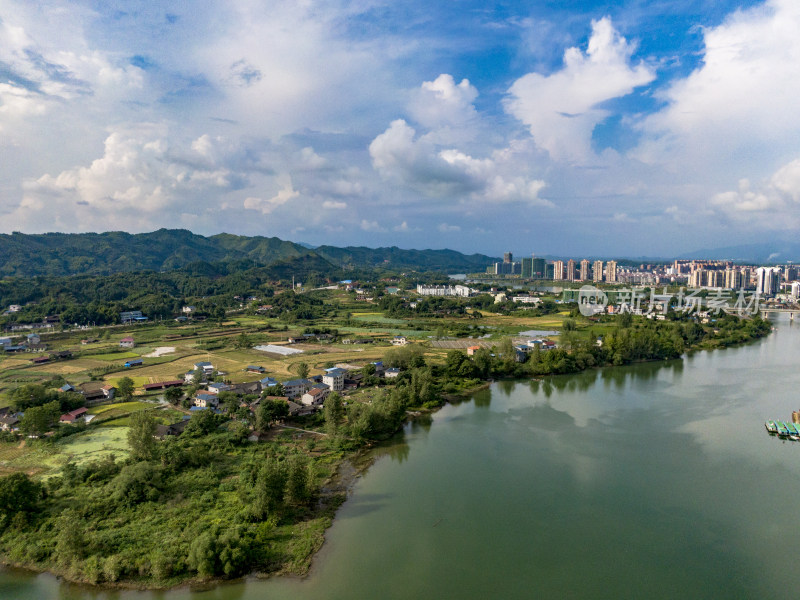 湖南黔阳古城4A景区航拍