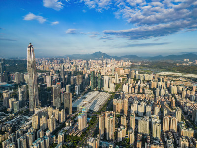 深圳福田城市大景