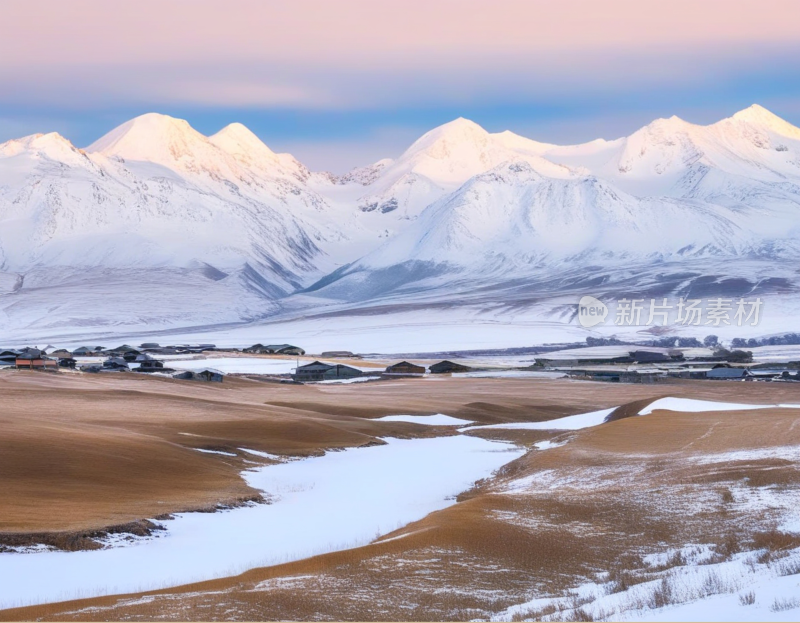 高山雪地