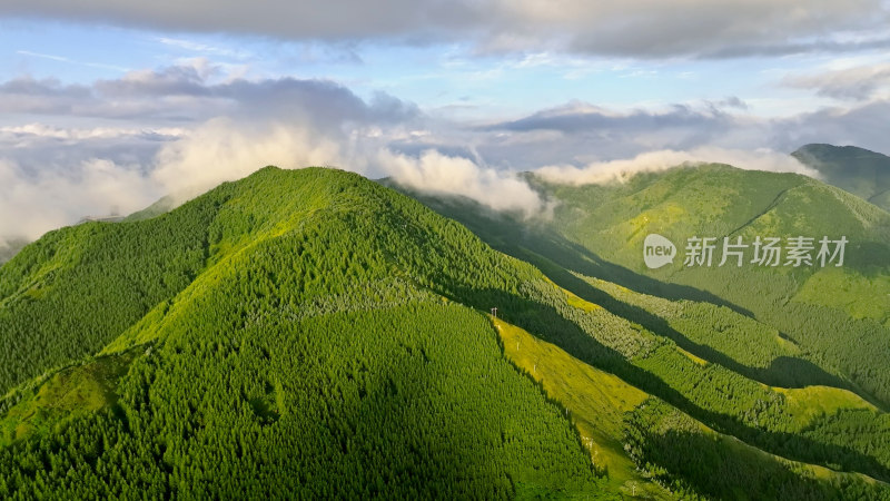 宁夏六盘山云海