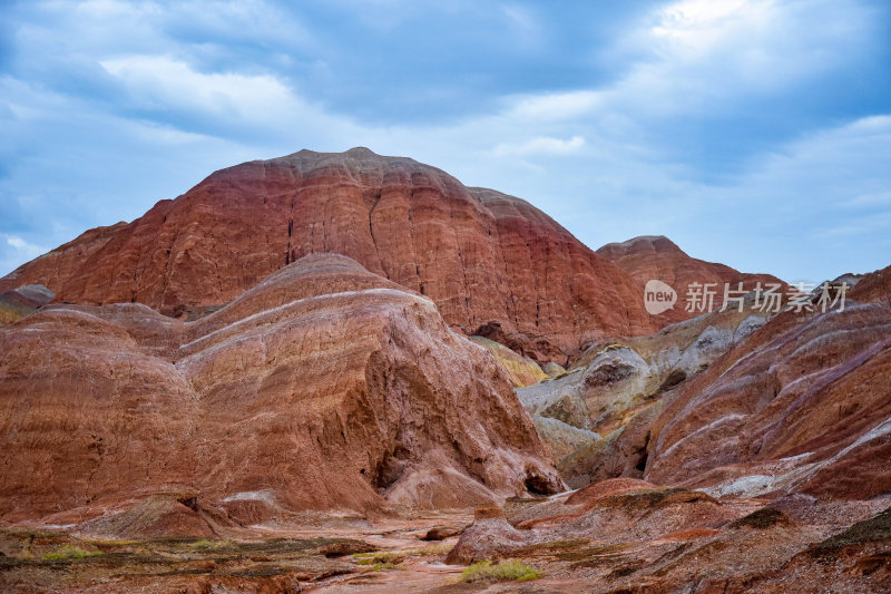 敦煌七彩丹霞风景