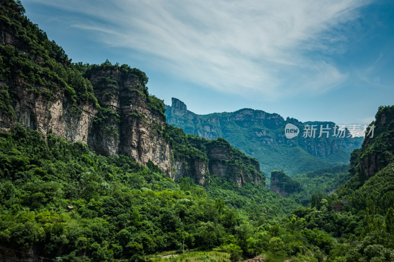 太行山山脉高山自然风景