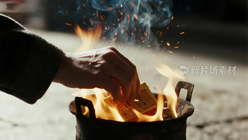 中元节烧纸钱祭祖思念故人传统习俗背景