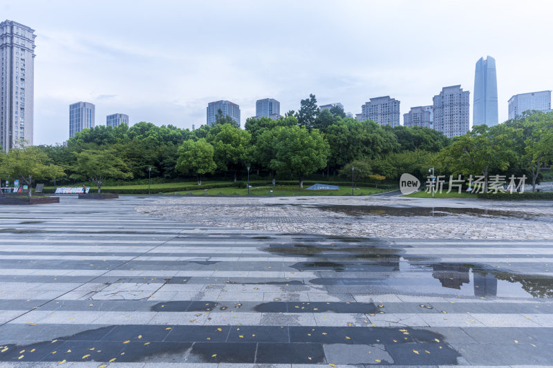 武汉江汉区王家墩公园风景