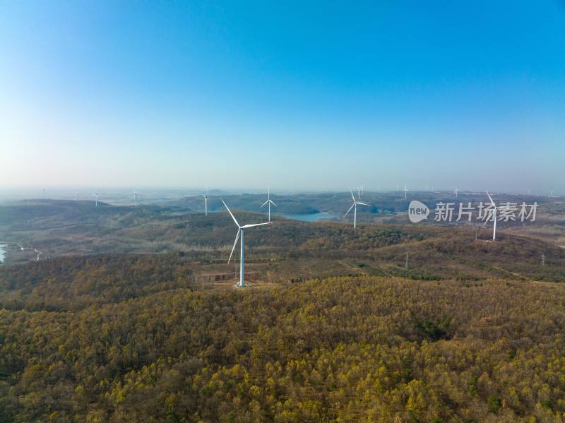 风力发电场全景