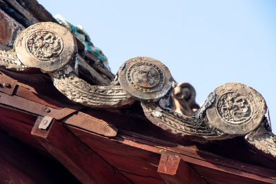 山西长治原起寺屋顶瓦当