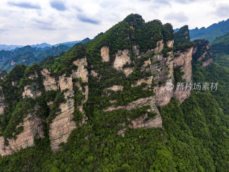 祖国壮丽山河湖南张家界风光航拍摄影图