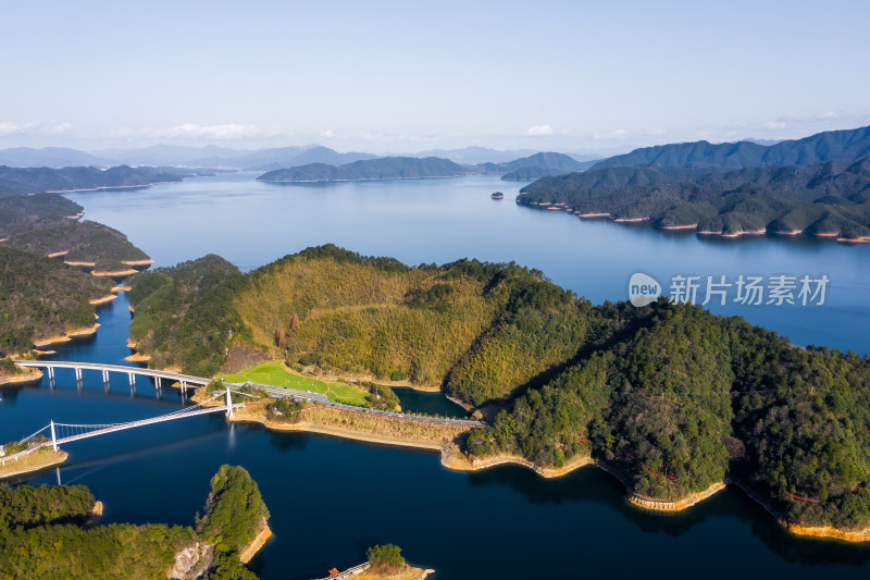 浙江杭州千岛湖航拍