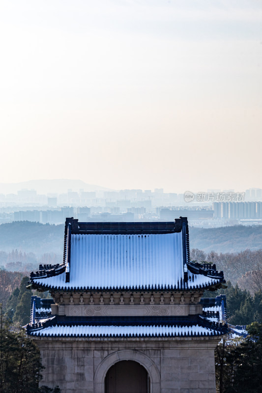 南京钟山风景区中山陵景点景观