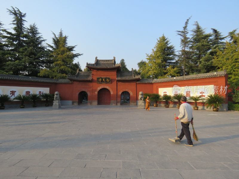 河南洛阳白马寺旅游风光