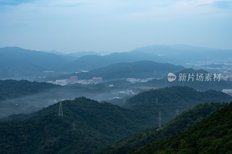 中山神湾丫髻山山顶风光