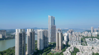 航拍惠州大景惠州城市建设