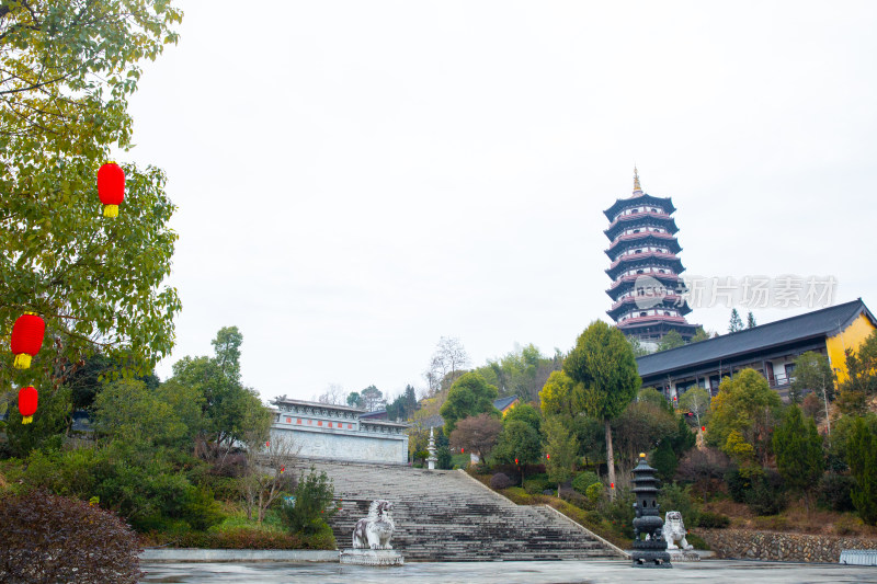 浙江丽水龙泉市区风景