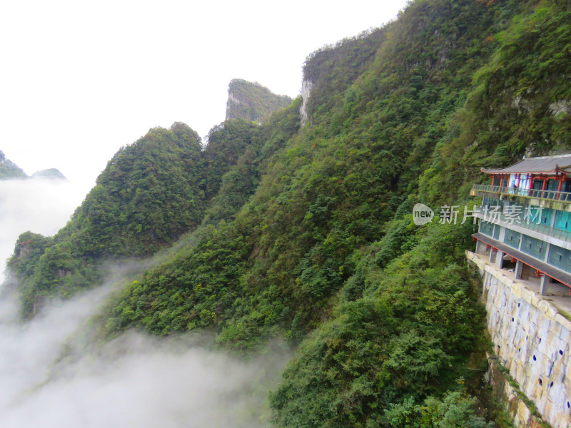 张家界天门山旅游风光