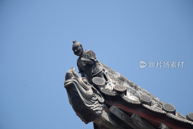 山西长治法兴寺檐角脊饰