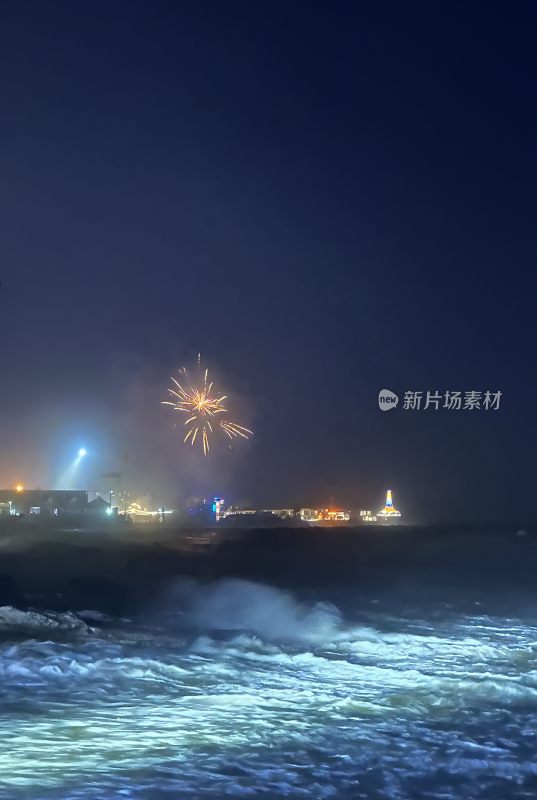 海岸夜景