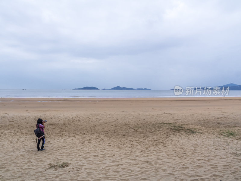 浙江普陀山千步沙风景