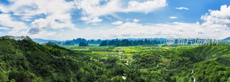 清远英德峰林全景