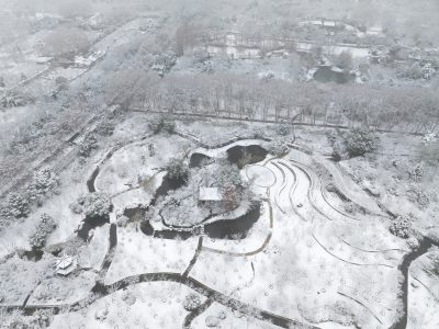 南京明孝陵雪景