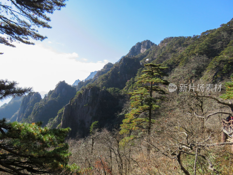 中国安徽黄山旅游风光