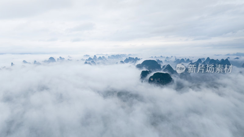 桂林群山云海