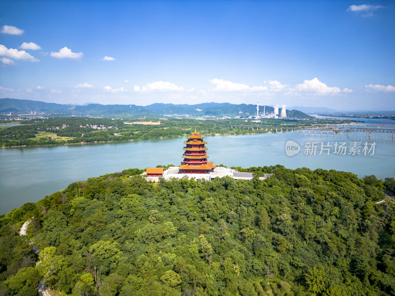 江西吉安神岗山望阁