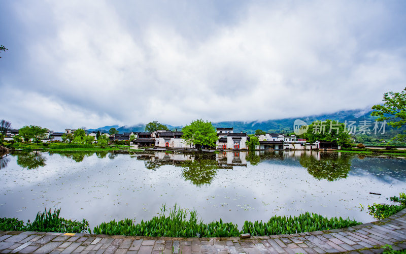 安徽黄山呈坎古村落风光