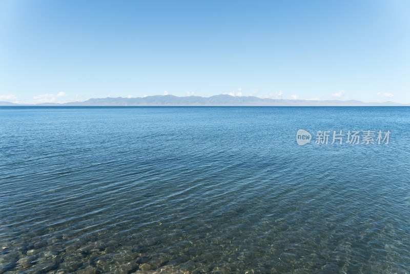 中国新疆赛里木湖夏季风景