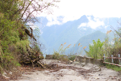 西藏林芝地区G318川藏公路沿途高原风光