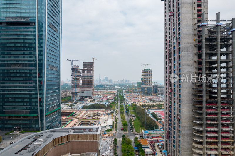 深圳湾超级总部基地建设工地