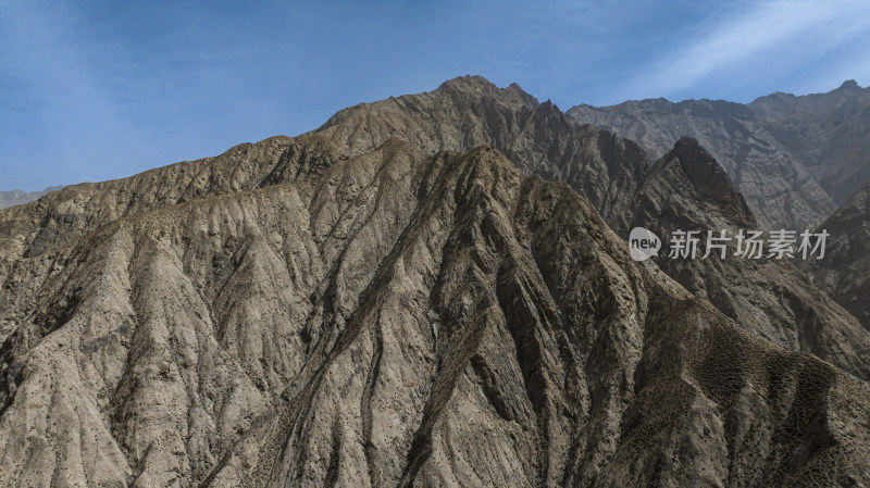 帕米尔高原千年古道塔莎古道山脉峡谷戈壁滩