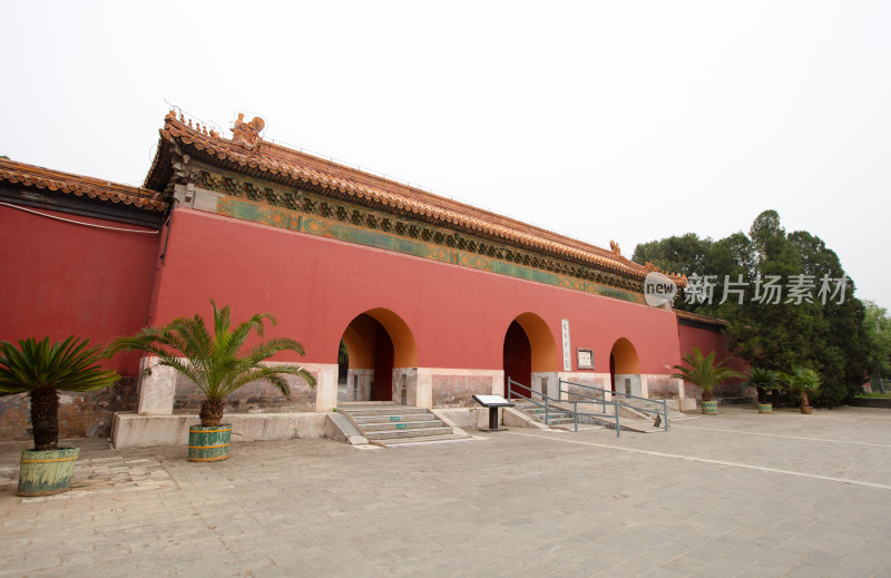 北京十三陵景区定陵博物院