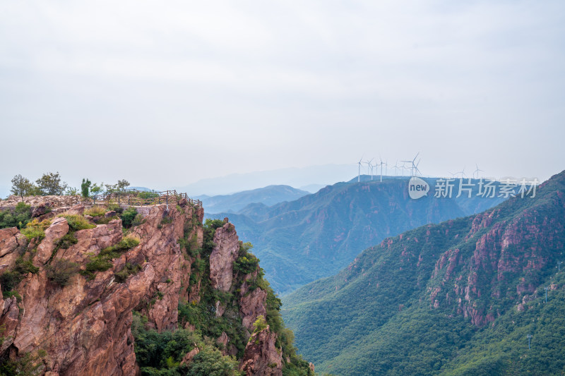 中国河南省伏羲山红石林景区