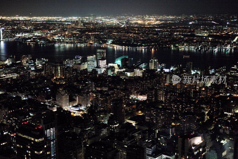 纽约曼哈顿夜景