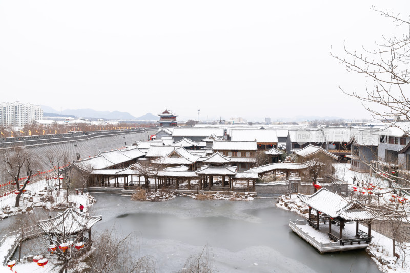 青州古城古街建筑风光