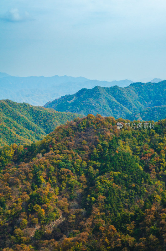 中国河南洛阳白云山风景区秋季风景