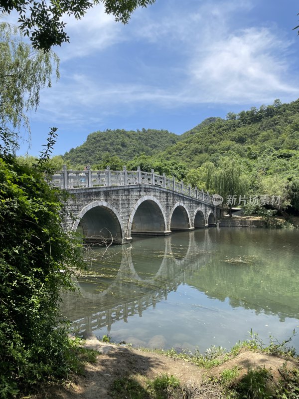 贵州省贵阳市花溪十里河滩景色