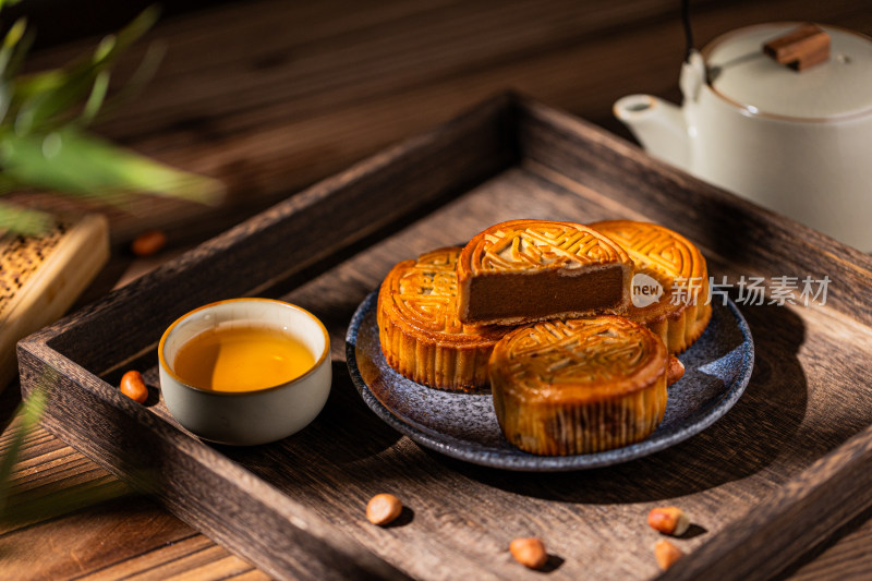 中国中秋节美食月饼