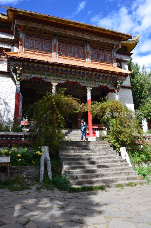 西藏巴松措景区风景