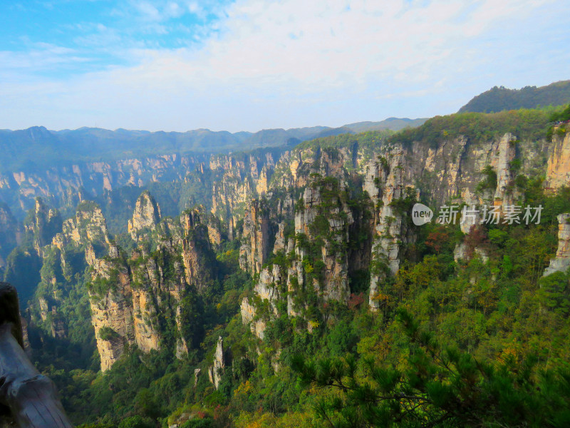 湖南张家界武陵源国家森林公园旅游风光