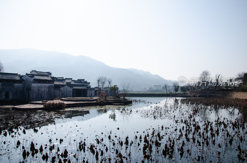 黄山呈坎八卦村风光