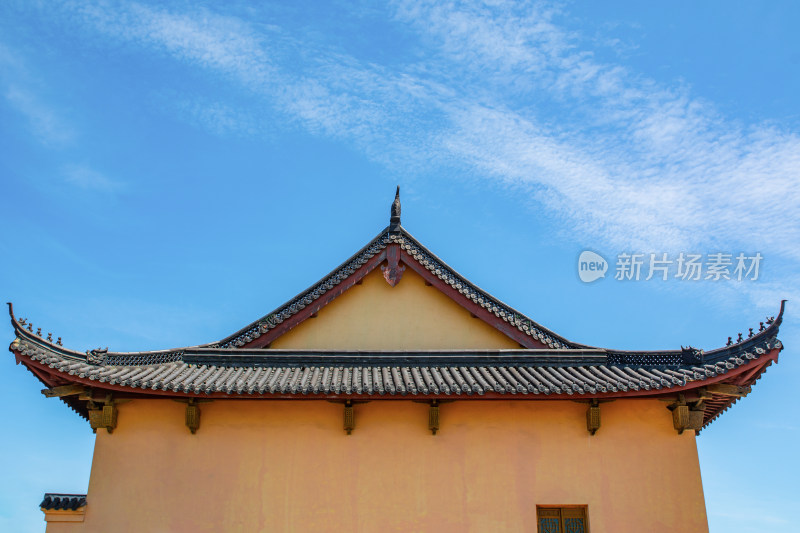 浙江盐官古镇古建筑屋檐