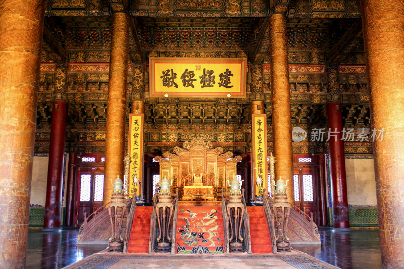 北京故宫博物馆古建筑紫禁城古建筑景观古迹