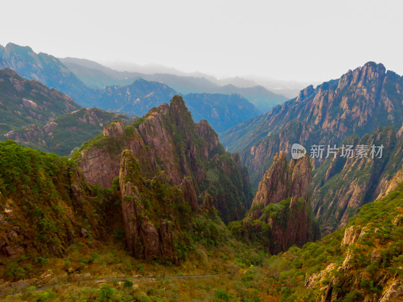 中国安徽黄山旅游风光