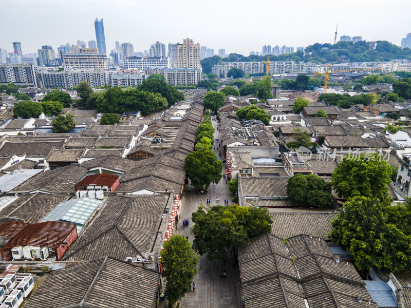 福建三坊七巷5a景区航拍摄影图